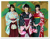 浜松市,卒業式写真,貸衣装,聖隷クリストファー大学,静岡文化芸術大学,静岡大学,浜松医科大学,卒業式,着付け,ヘアーメイク,卒業袴レンタル,出張着付け