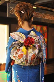 成人式振袖用帯結び1 | ギャラリー | 浜松近郊の神社で結婚式・写真 