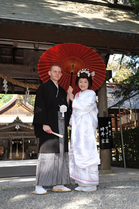 井伊谷宮（浜松市北区引佐町）で結婚式