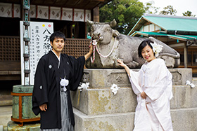 見付天神 矢奈比賣神社（磐田市）で結婚式