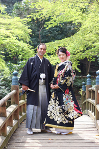 浜松城公園の結婚写真