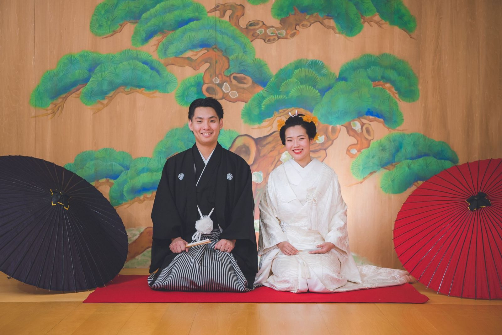 天神蔵で結婚式写真