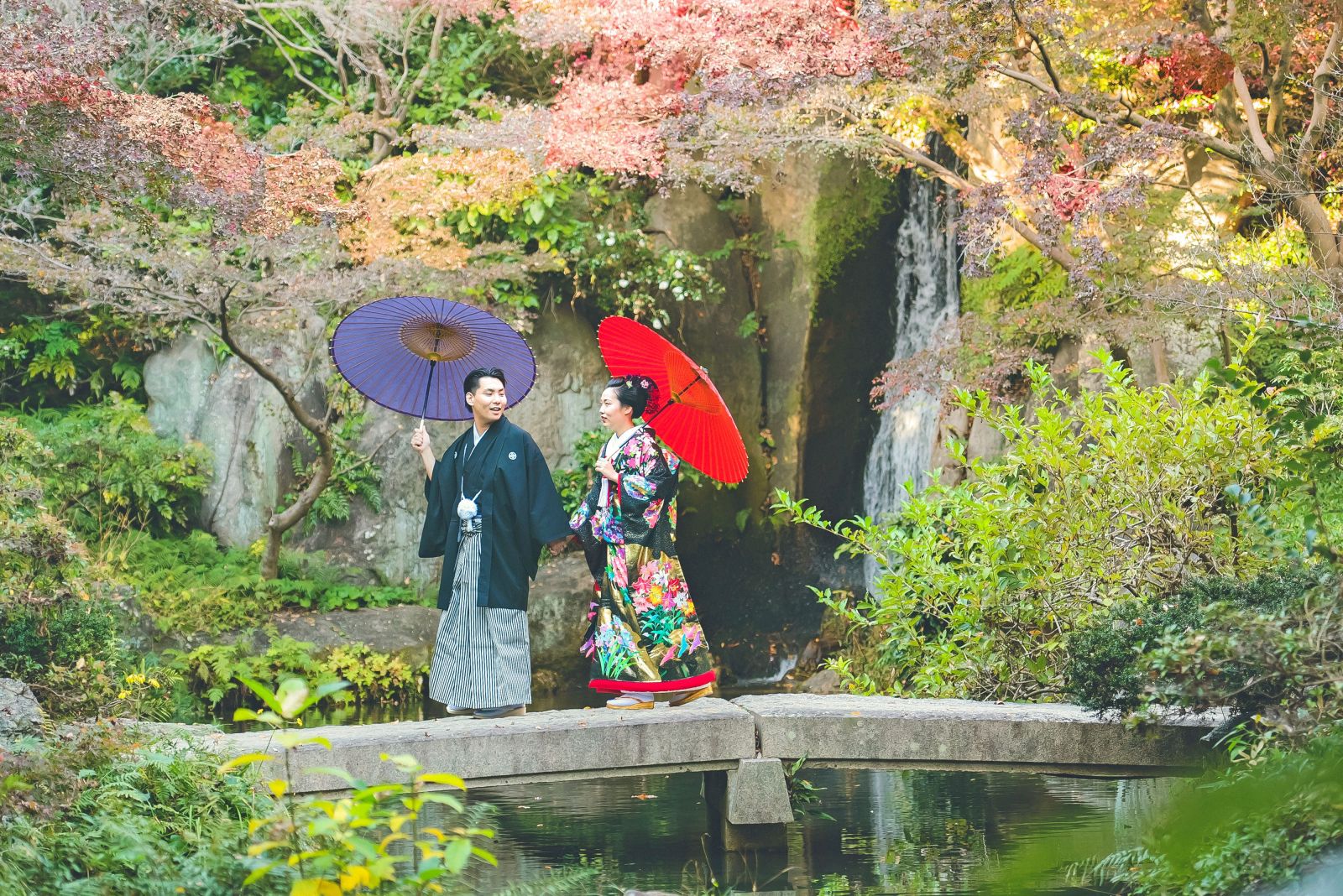 天神蔵で結婚式写真