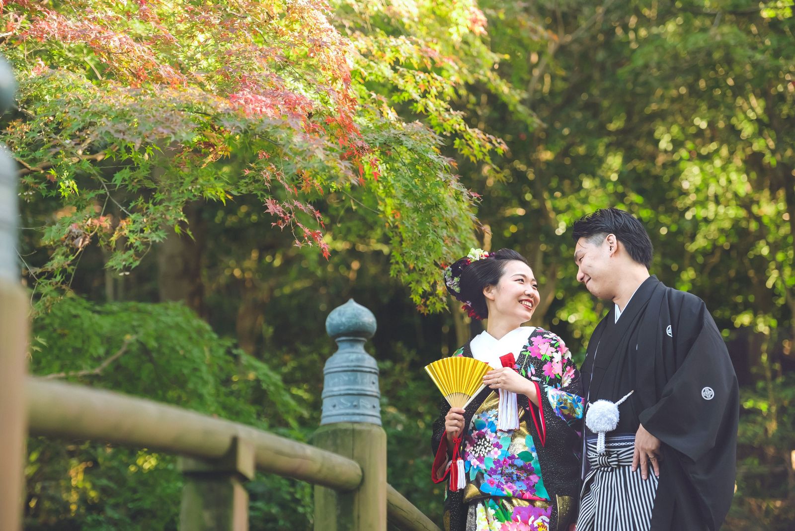 結婚式写真は天神蔵でご家族と一緒に撮影