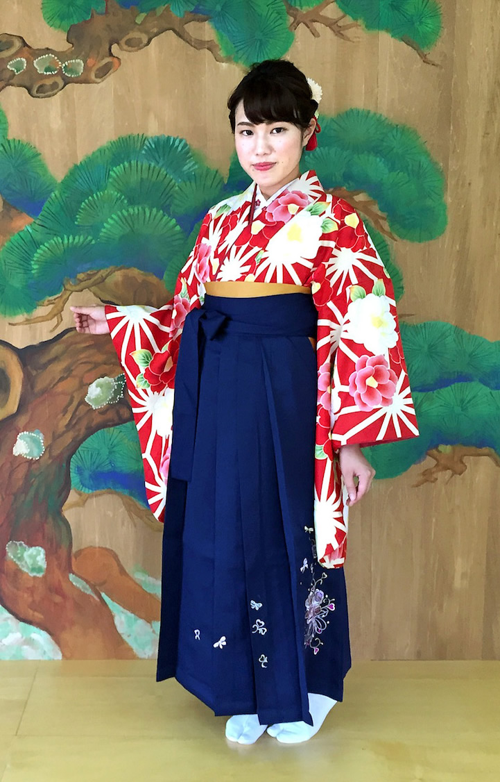 卒業式写真,貸衣裳,卒業袴レンタル,浜松市,卒業式着付け