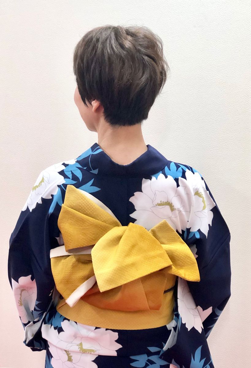 ゆかたの着付け