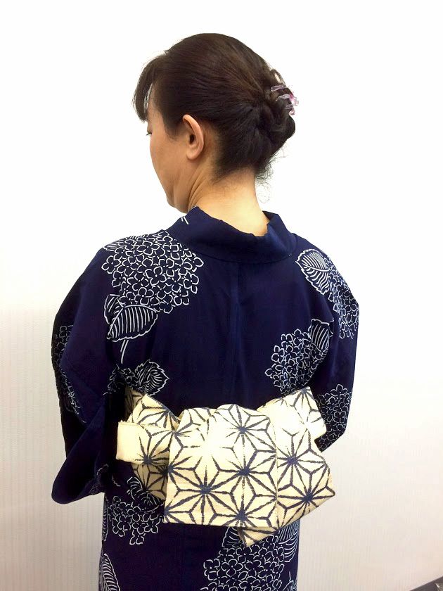 ゆかたの着付け