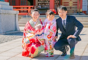 お宮参り&七五三 一緒の撮影がお得!