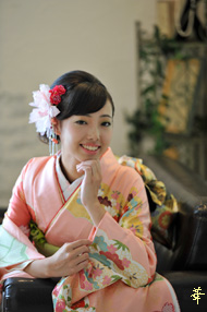 成人式着付け
