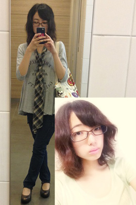 成人式写真before