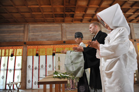 井伊谷宮(浜松市北区引佐町)で結婚式