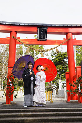 見付天神 矢奈比賣神社(磐田市)で結婚式